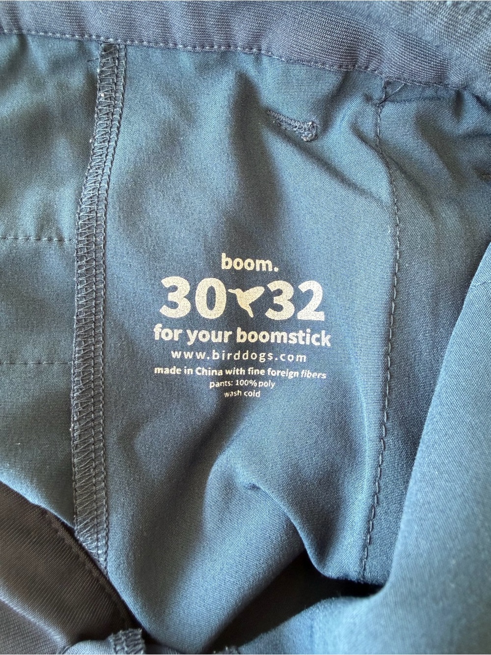 Birddogs Navy Boom Performance Pants